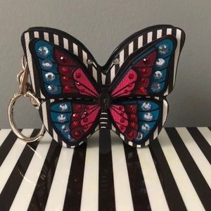 Henri Bendel butterfly keychain